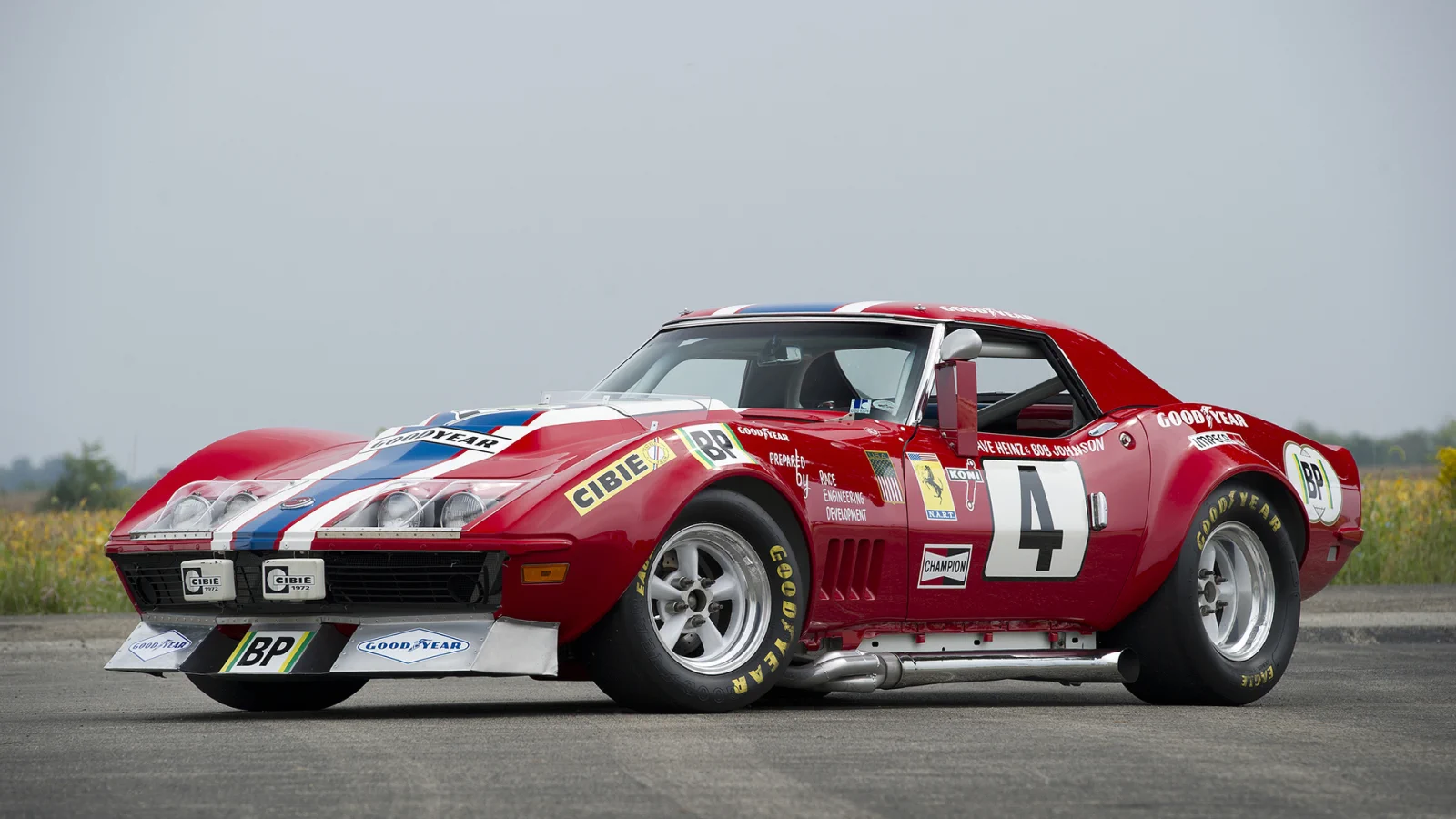 Click to Enlarge-Esc to Close Corvette Generations/C3/C3 1968 The Corvette that masqueraded as a Ferrari to race at Le Mans.webp